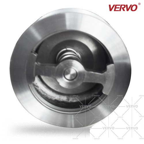 Full Bore Cast Steel Single Plate Piston Check Valve Wafer Type Non Return DN80