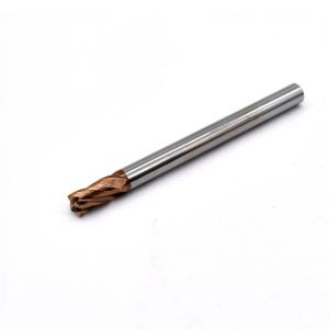 Wholesale 2 Flute Long Shank End Mills 0.5 Corner Radius For Steel from china suppliers