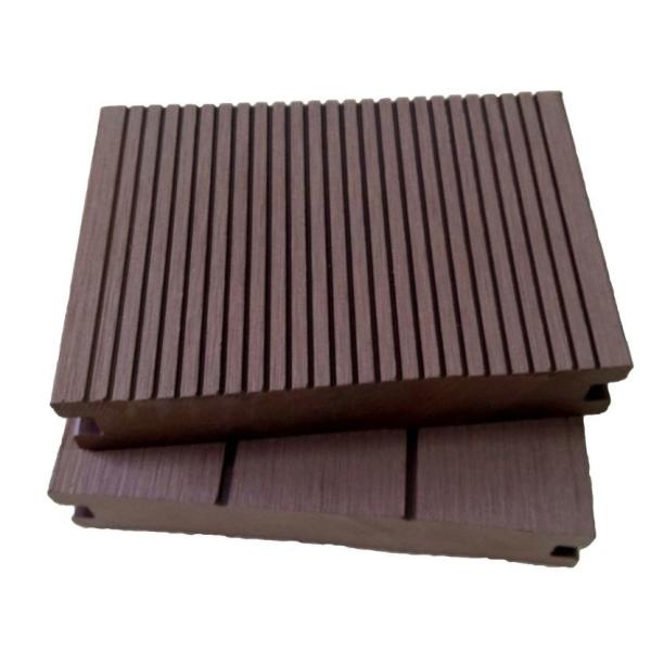 Green WPC Flooring Synthetic / Wood Plastic Composite Decking
