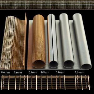 0.6mm 0.7mm 0.8mm 0.9mm 1.0mm 1.6mm Woven Metal Screen for Sustainable and Eco