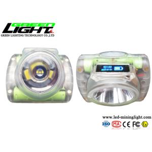 15000lux 232lum Portable Mining Headlight With OLED Time Display