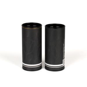Cylindrical Cardboard Paper Composite Cans With Metal Lid , Recyclable Material