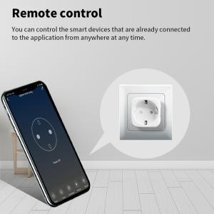 16A EU Plug Zigbee Smart Socket Tuya WIFI Smart Socket