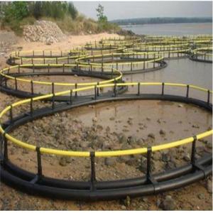 PE Bracket Square Floating Fish Cage Excellent Flexibility Hygienic Safety