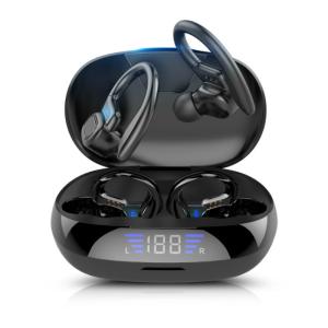 2600mAh TWS Bluetooth Earbuds 600hours Wireless Charging Case With Digital LED