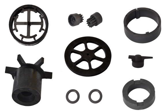 Quality Plastic Injection Bonded Ceramic Ferrite Magnets High Efficiency On Injection Moulding for sale