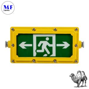 Durable LED Explosion Proof Emergency Light Evacuation Exit Sign For Workplace