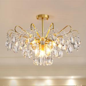 Wholesale Crystal Modern Pendant Light Nordic House Bedroom Decorative E14 from china suppliers