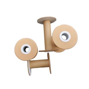 Eco-Friendly Kraft Paper Wire Spool with Anti-Curl and UV Coating for Consumer