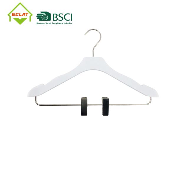 Non Slip 36x26cm Adjustable Plastic Clip Coat Hangers