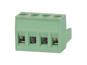 Wholesale UL CE Approved Pluggable Terminal Block Connector 4P Solid Horizontal Wiring Inlet from china suppliers