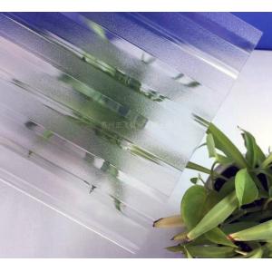 Anti UV Clear Corrugated Polycarbonate Roofing Sheet Heat Resistant Antifreeze