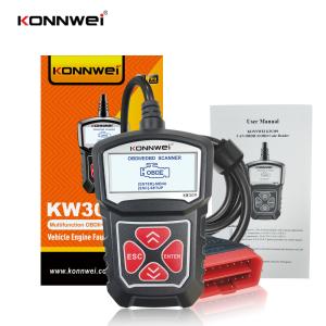 16pin KW309 Konnwei Engine Code Reader OBD2 Scanner with LCD Screen