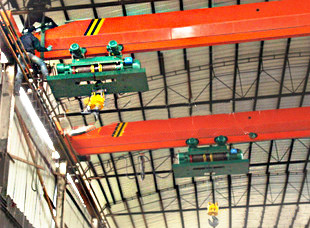 6-20m Lift Height Foundry Single Girder Overhead Crane With Heat Resistance