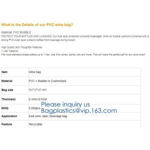 k bottom leakproof reusable wine bottle protector 3 pack bubble travel