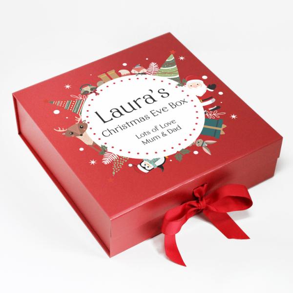 Recycled Corrugated Carton Christmas Gift Boxes Postal Paper Mailer Packaging Luxury