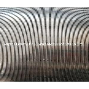 V Shape Wedge Wire Wrapped Johnson Continuous Slot Well Screen Pipe with