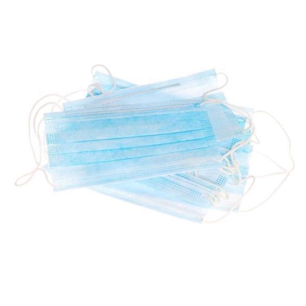 Protective 3 Ply Disposable Earloop Medical Face Mask 17.5x9cm