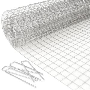 Wholesale Welded Wire Mesh Roll 2X2 Galvanized Welded Wire Mesh with Square Hole from china suppliers