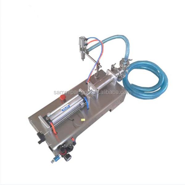100-1000ml Horizontal Self-suction Filling Machine, Table Top Manual Piston Liquid Filler