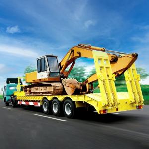 Wholesale Factory Excavator Transport Semi Bed Trailer 3 Axles 60t from china suppliers