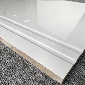 Carrara White Ceramic Stairs Floor Step Tiles Acid Resistant