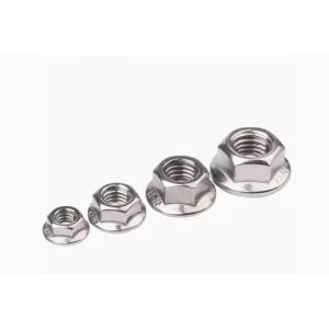 M8 M10 Stainless steel Hexagon Flange Nuts 1/4 5/16 ASTM A193 A194 Metal hex