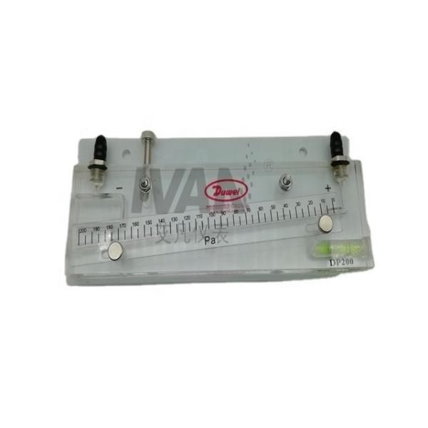 Industrial Grade DP200 Red Oil Tilt Differential Pressure Gauge for Accurate
