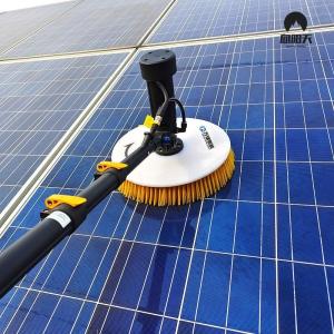 24FT Single-Head Spin Scrubber Brush for Washing Photovoltaic Farms Telescopic