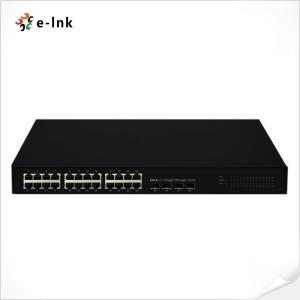 L3 Managed 24G 4x1000M SFP Ethernet Switch RISC 400MHz Processor