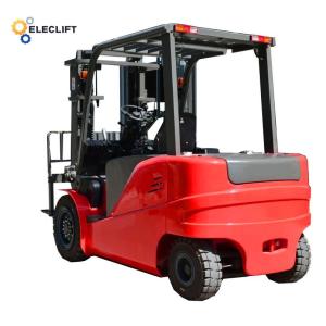 4 Wheel Electric Pneumatic Compact Forklift Trucks Automatic Manual