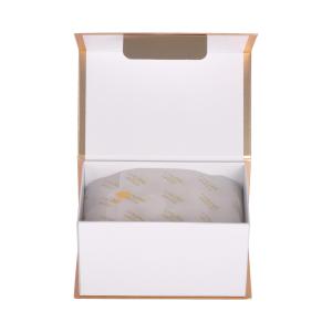 OEM CMYK Coated Perfume Gift Box Packaging With Wrapping Paper