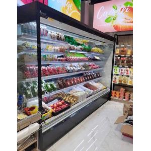 China Large Standing Refrigeration Equipment Open Chiller With Multi Decks on sale