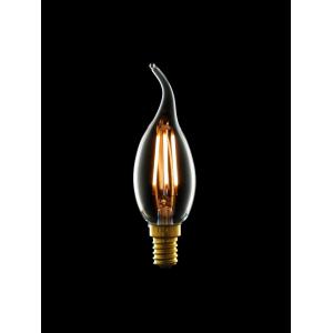 Warm White C37 4W 470lm Candle LED Filament Bulb