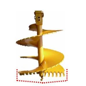 Double Start Single Flight Conical Rock Auger