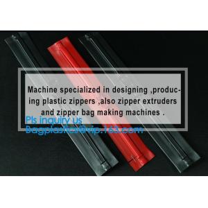 Multi Colored Plastic Easy Tear Zipper, Closure Pe Bag Clear Press Lock Zipper,