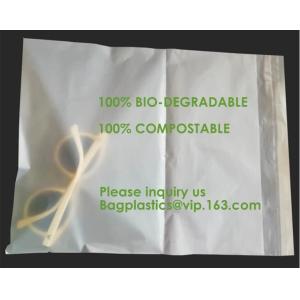 Compostable biodegradable packaging mailing bag with handle,Biodegradable