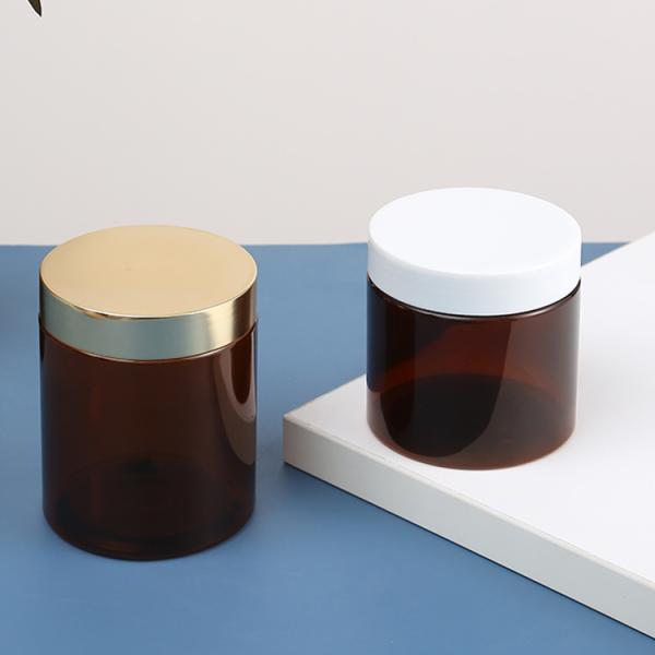 Customize Labels 15ml 30ml 50ml 100ml 200ml Pink Rose Golden Color Double Wall Acrylic Cosmetic Jar for Sunscreen Cream