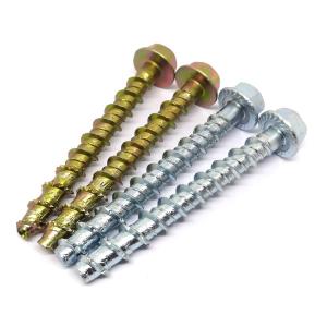 Concrete Screws Excellent Quality Hex Flange Head Galvanized Concrete Masonry