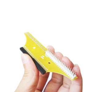 1.27mm 2 x 20-pin Dual Row Female to 2.54 mm Male Pin Headers Adapter PCB Board