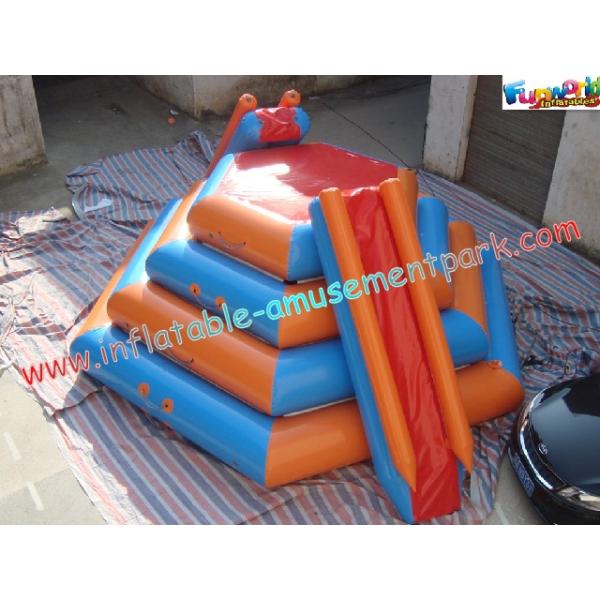PVC Summer Colorful Inflatable Water Toys By Climbing Water For Park