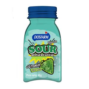 Mango Sour Mints Lozenge Sugar Free Mint Candy Custom Mints