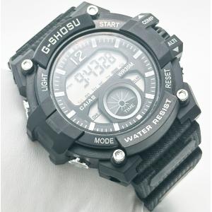 Stainless Steel Case Sport Quartz Light Wrist Watch Round With Digital Display