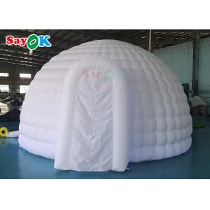 Wholesale 6x5x3.2m Pure White Inflatable Dome Tent With LED Lights from china suppliers