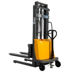 1t 1.5t Capacity Hydraulic Stacker Semi Electric Pallet Stacker