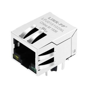 Wholesale LPJ0151GDNL Cross 74990111215 1X1 RJ45 Connector With Transformer from china suppliers
