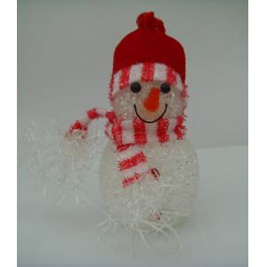 Multi Color EVA LED Flashing Snowman Toy For Christmas Indoor Outdoor Decoration