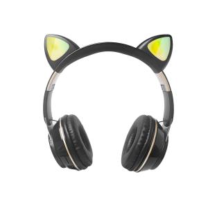 Portable Wireless Stereo Headphone Bluetooth Cat Ear Earphones