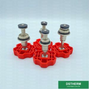 Chrome Plated Brass Threaded Ppr Stop Valve Cartridges With Handle