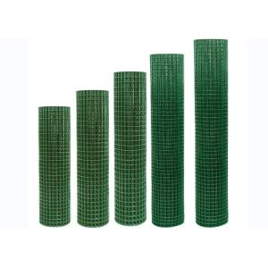 PE PVC Coated Galvanized Welded Wire Mesh 1x1 1x2